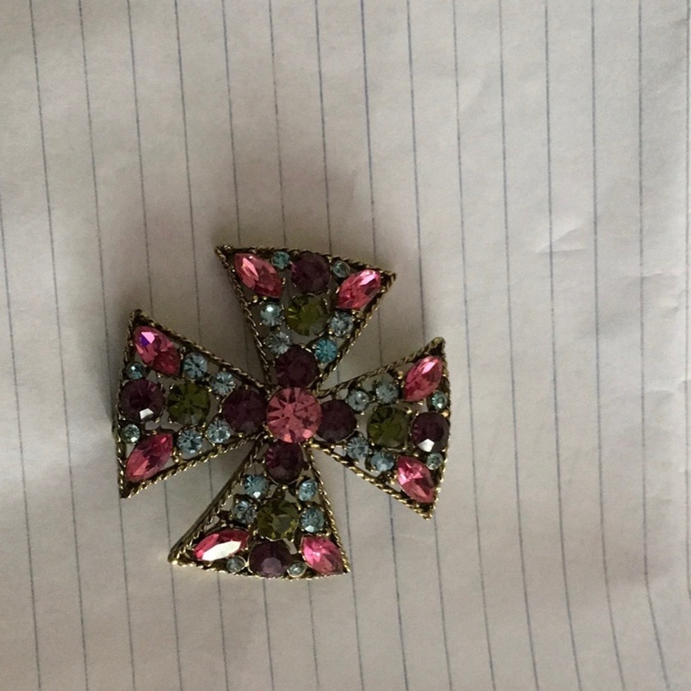 Vintage Regency Multicolor Brooch